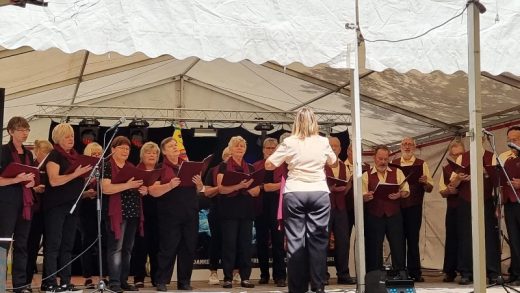 Erster Auftritt der Chorgemeinschaft